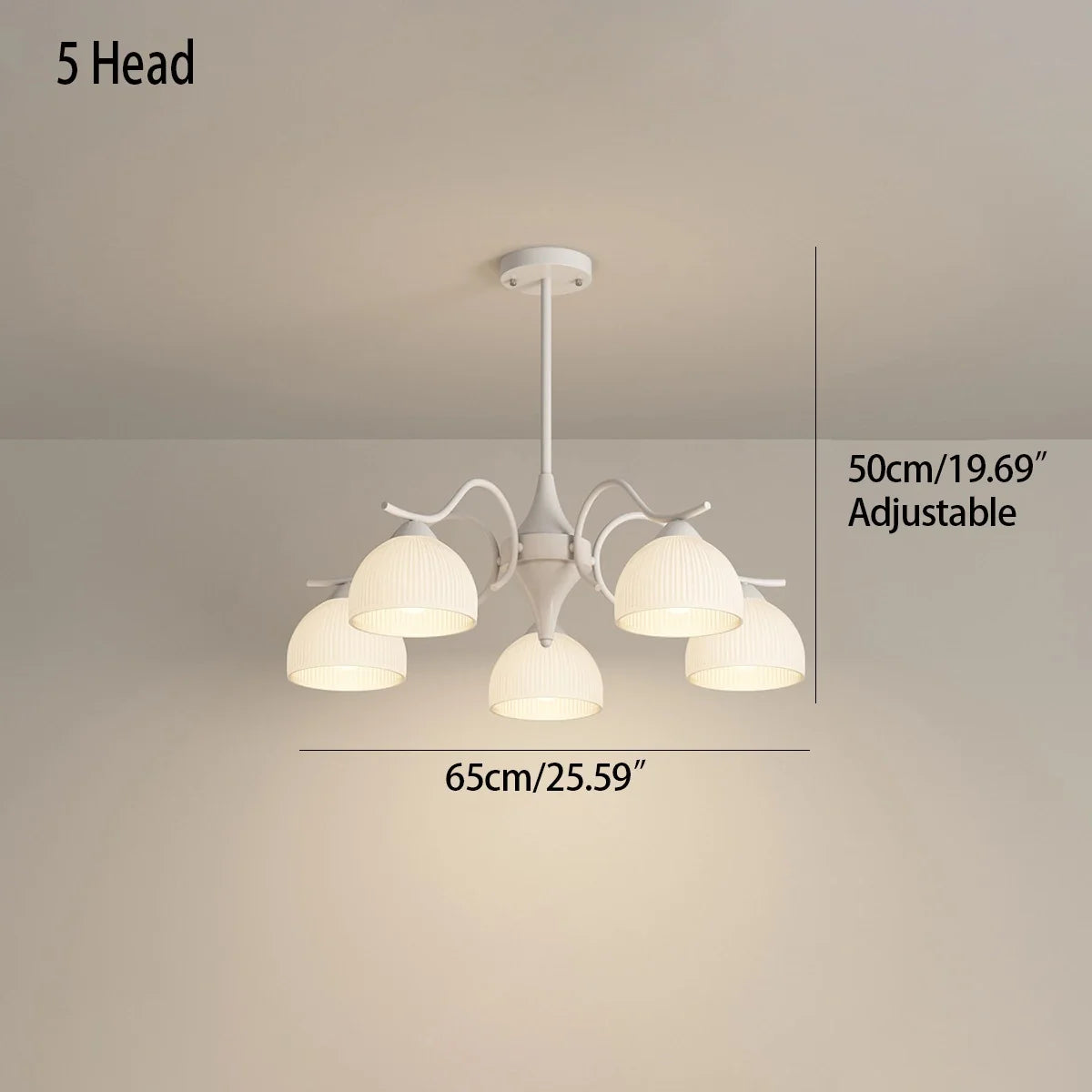 Feyran French Pastoral Living Room Chandelier