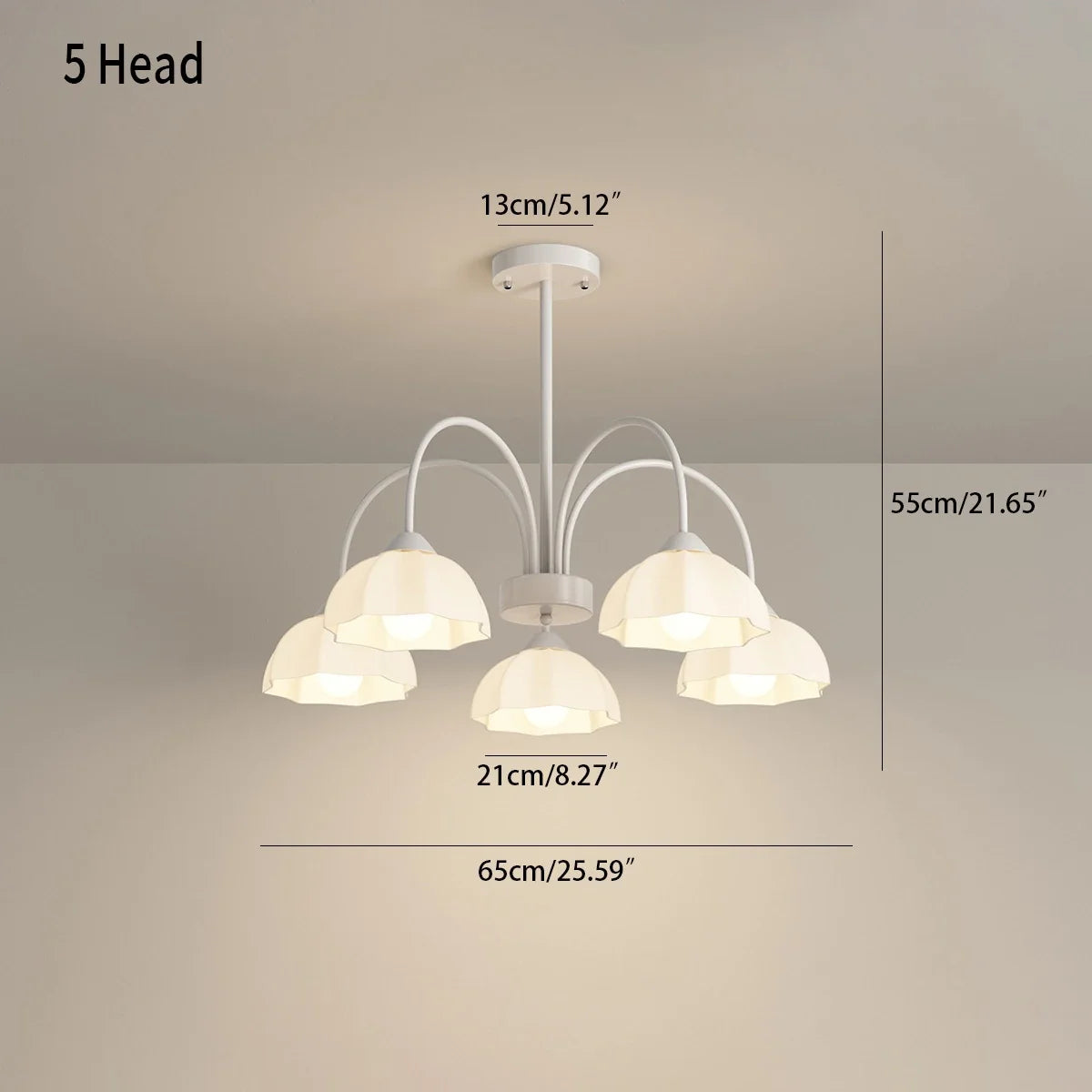 Feyran Nordic Modern Light Luxury Flower Chandelier