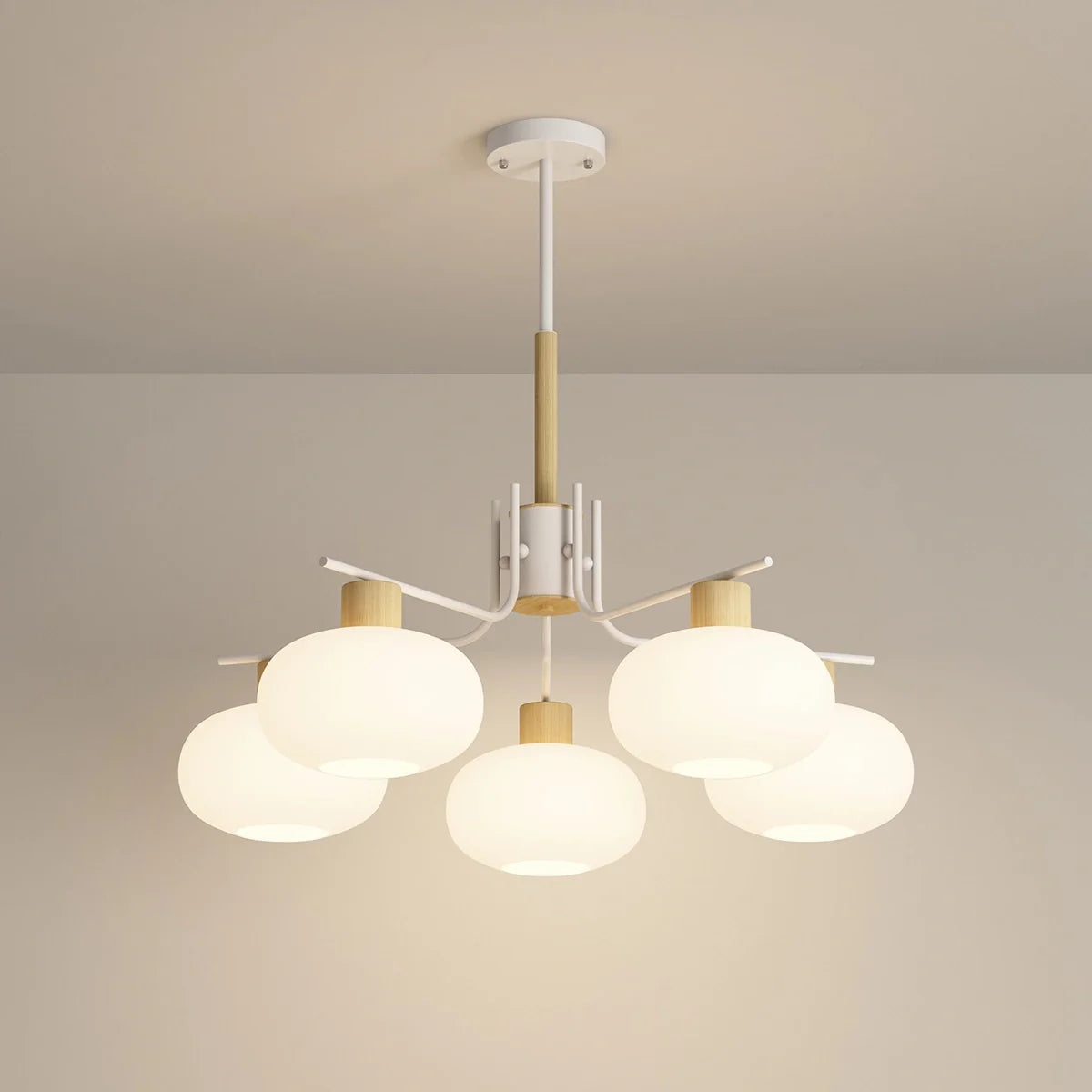 Feyran Pastoral American Retro Flower Chandelier