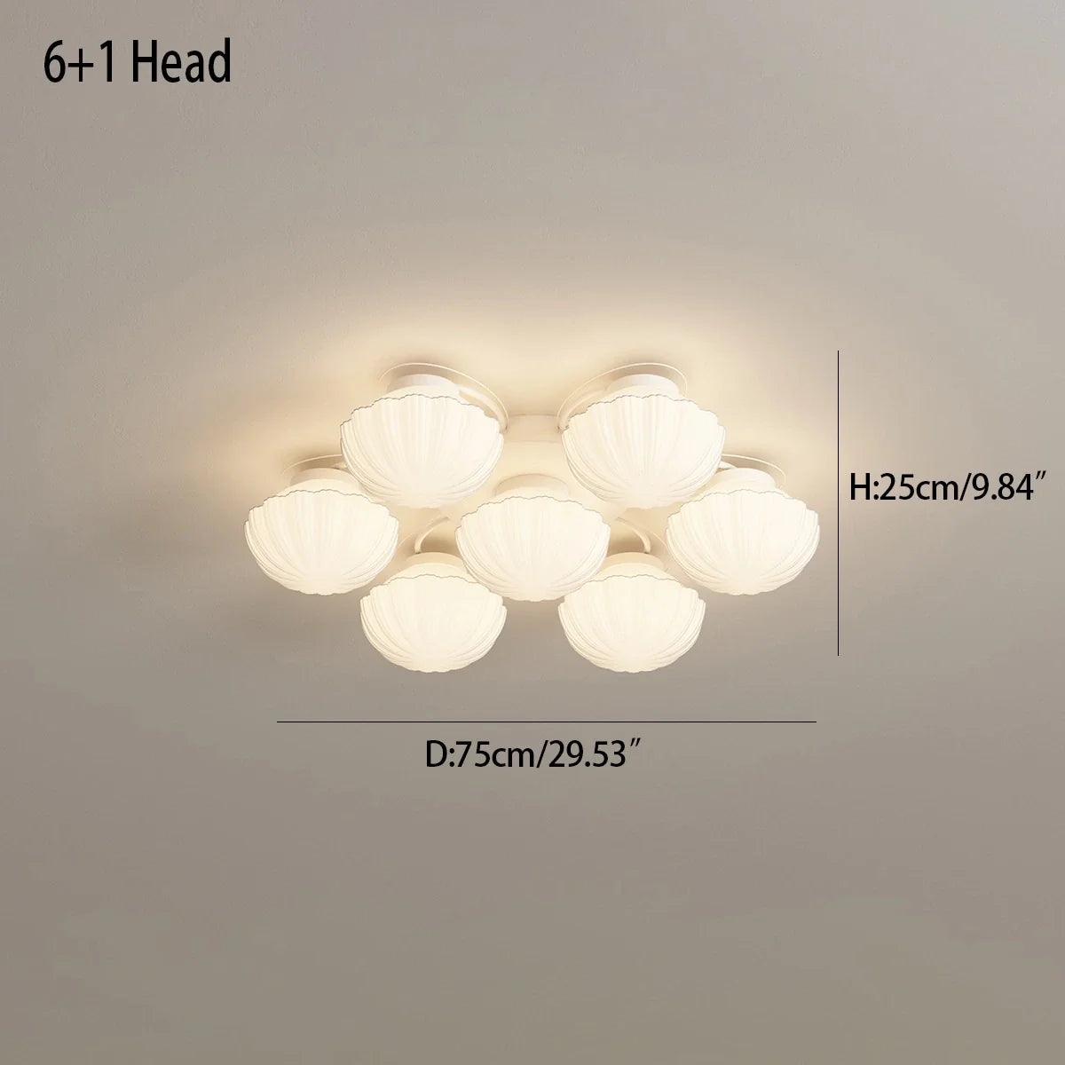 Feyran Creative Flower Living Room Ceiling Lamp