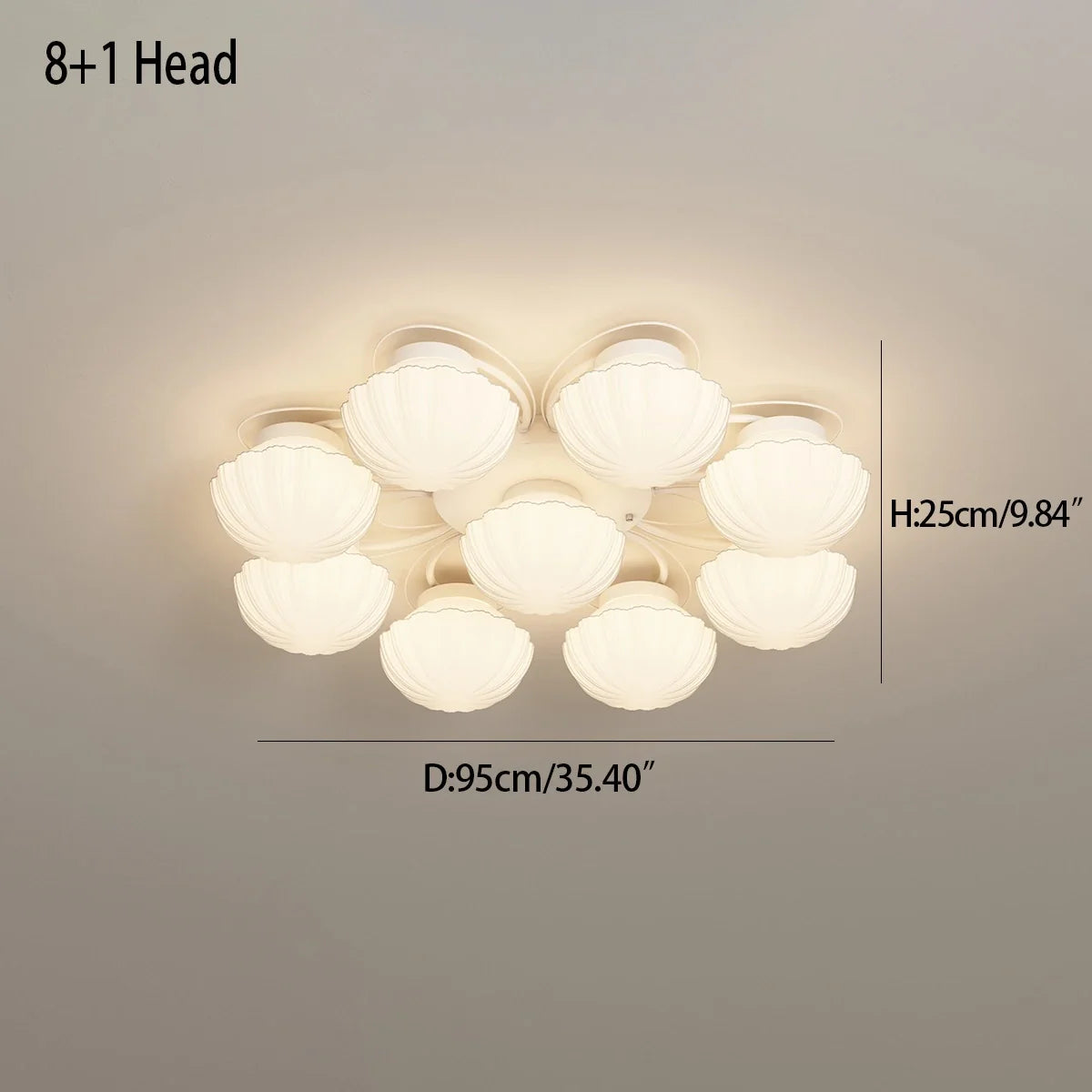 Feyran Creative Flower Living Room Ceiling Lamp