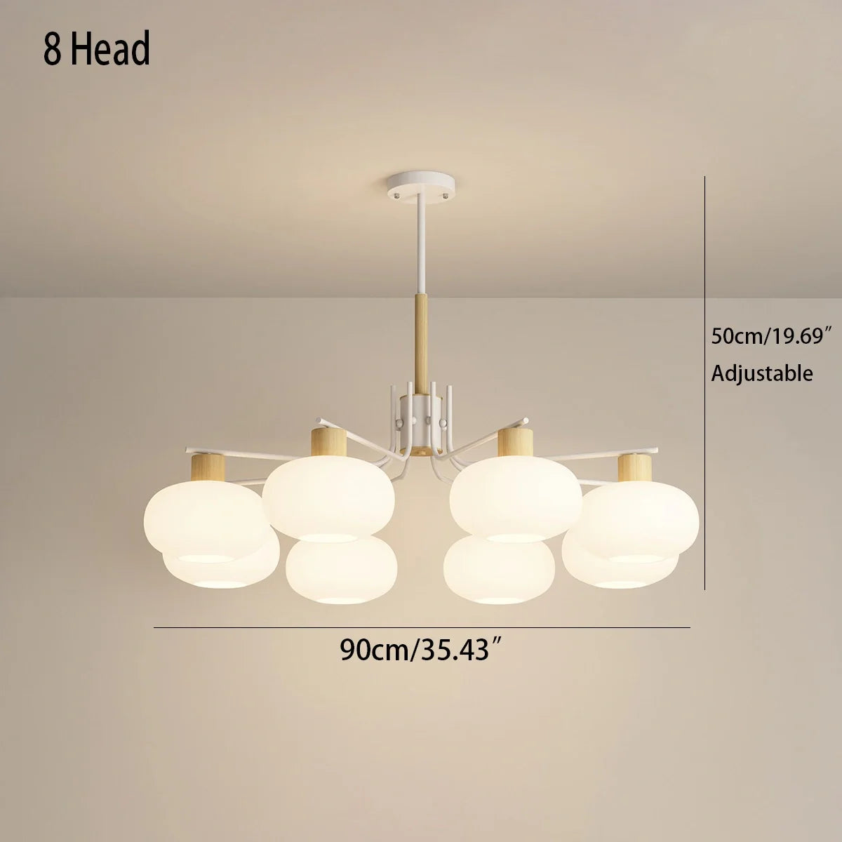 Feyran Pastoral American Retro Flower Chandelier