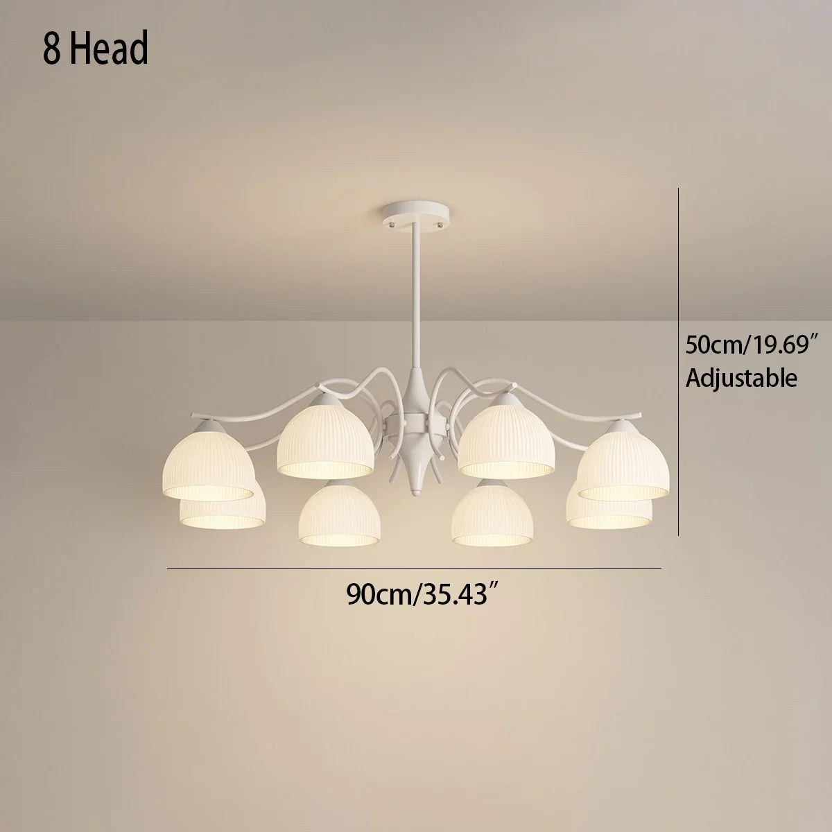 Feyran French Pastoral Living Room Chandelier