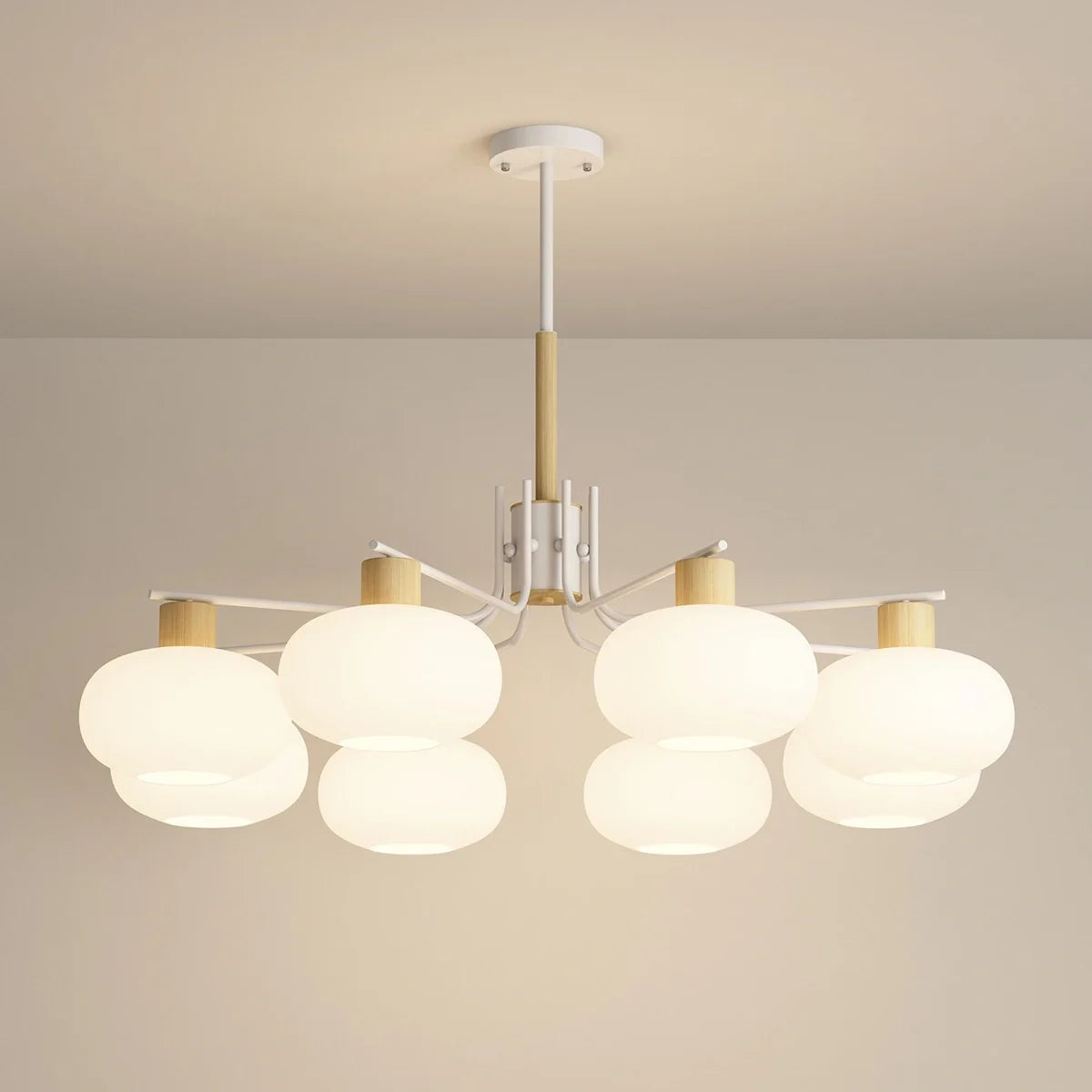 Feyran Pastoral American Retro Flower Chandelier