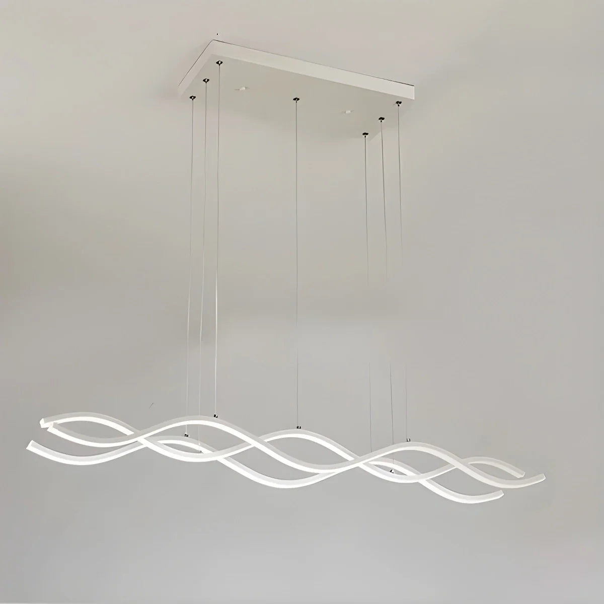 Feyran Nordic Minimalist Wave Long Pendant Light